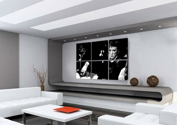 Tablou pictat manual POP Art SCARFACE - AL PACINO 6 - piese