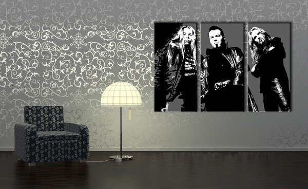 Tablou pictat manual POP Art Apocalyptica 3 - piese