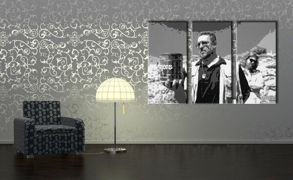 Tablou pictat manual POP Art Big Lebowski 3 - piese