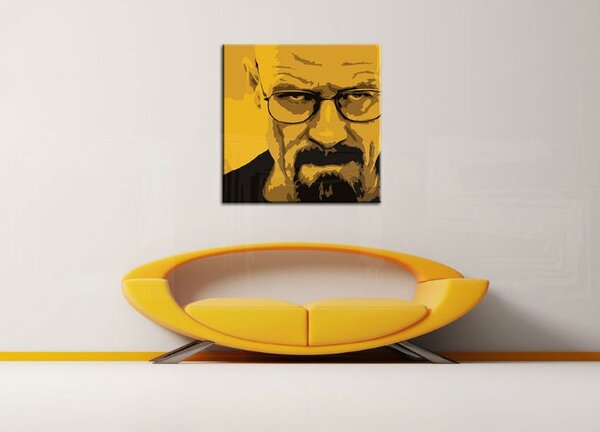 Tablou pictat manual POP Art Breaking Bad 4 - piese