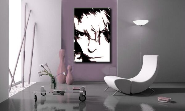 Tablou pictat manual POP Art David Bowie 1 - piese