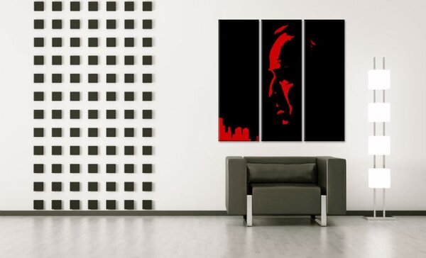 Tablou pictat manual POP Art Marlon Brando 3 - piese