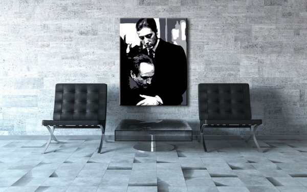 Tablou pictat manual POP Art Godfather 1 - piese