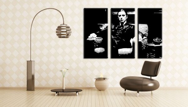Tablou pictat manual POP Art GODFATHER 3 - piese