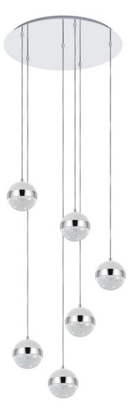 Eglo 98558 - Candelabru LED LICOROTO suspendat pe cablu, 6x G9, 3W, 230V