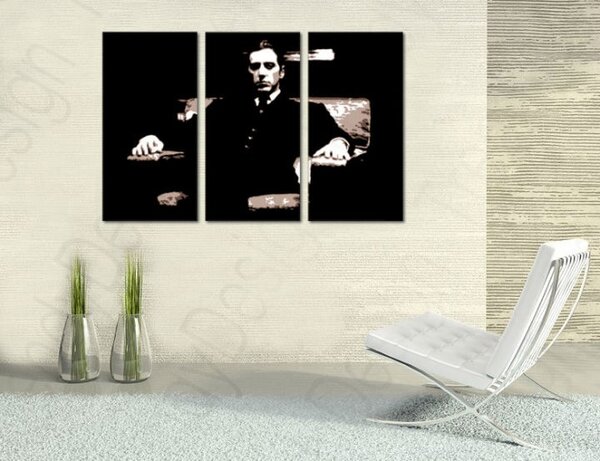 Tablou pictat manual POP Art Godfather 3 - piese