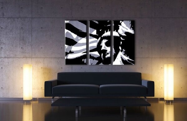 Tablou pictat manual POP Art Kip Slobody 3 - piese