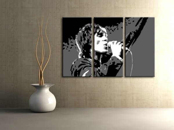 Tablou pictat manual POP Art Ian Brown 3 - piese