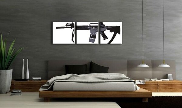 Tablou pictat manual POP Art M - 16 - piese