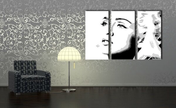 Tablou pictat manual POP Art Madonna 3 - piese