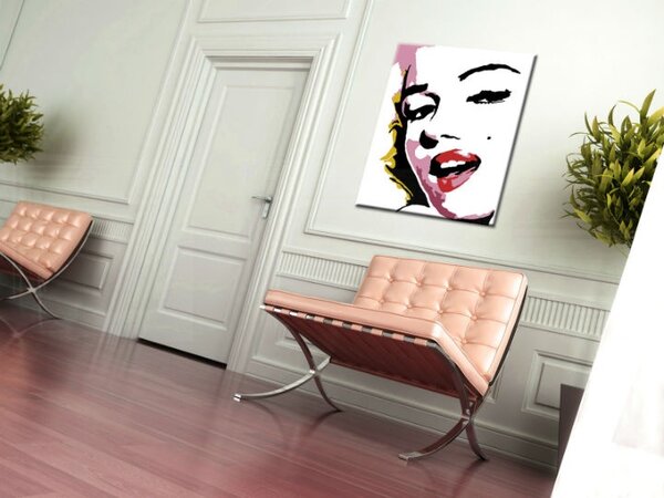 Tablou pictat manual POP Art Marilyn Monroe 1 - piese