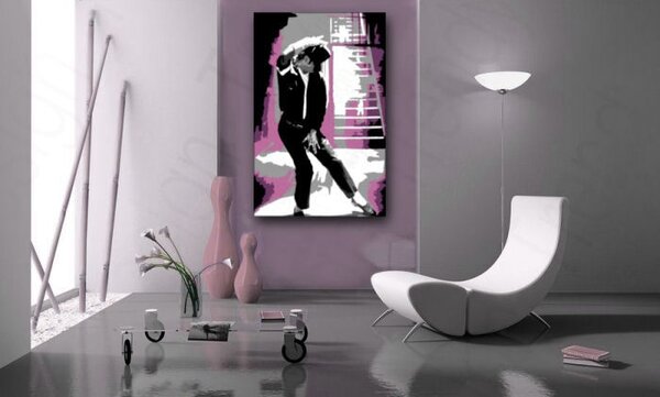 Tablou pictat manual POP Art Michael Jackson 1 - piese