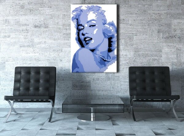 Tablou pictat manual POP Art Marilyn Monroe 1 - piese