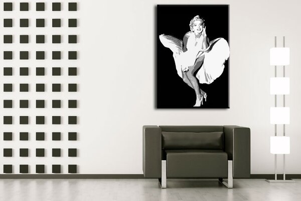 Tablou pictat manual POP Art Marilyn Monroe 1 - piese