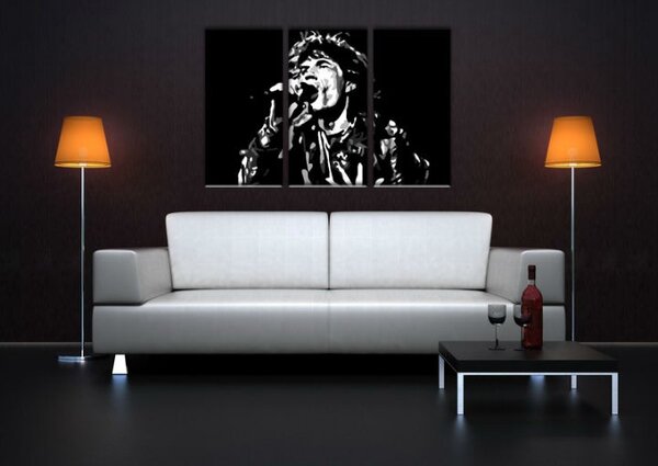 Tablou pictat manual POP Art Mick Jagger 3 - piese