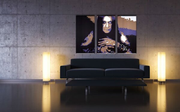 Tablou pictat manual POP Art Ozzy Osbourne 3 - piese