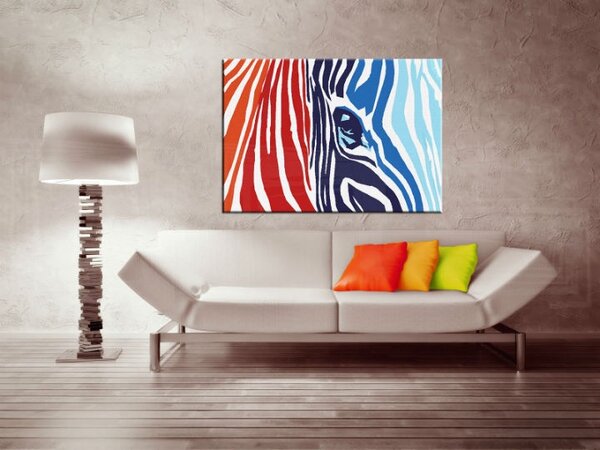 Tablou pictat manual POP ART COLOURS 1 - piese
