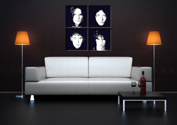 Tablou pictat manual POP Art The Vervet 4 - piese