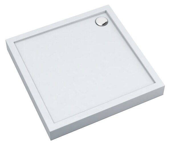 Schedline Cameron Smooth White cădiță de duș pătrată 80x80 cm alb 3ST.C1K-8080