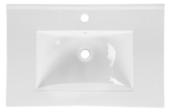 Comad Lava lavoar 61x46 cm dreptunghiular mobilier alb luciu UM-CFP LAVA 60D