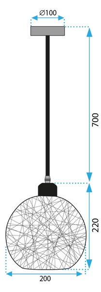 Lampă de tavan APP1320-1CP
