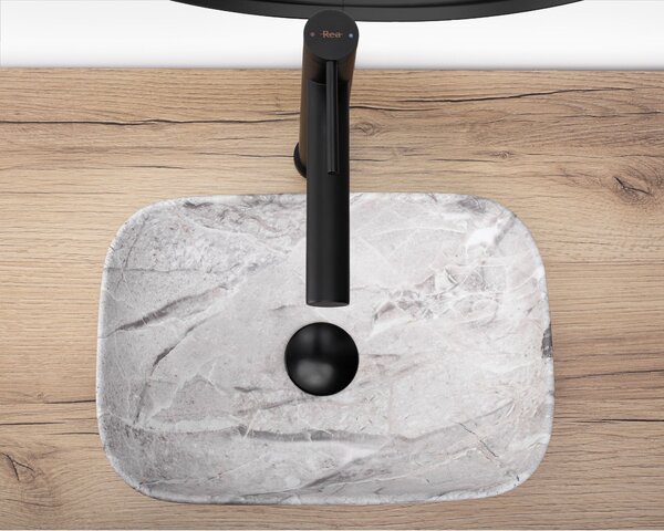 Lavoar pentru blat Rea Belinda mini stone matt