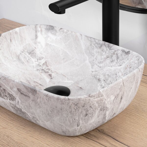 Lavoar pentru blat Rea Belinda mini stone matt