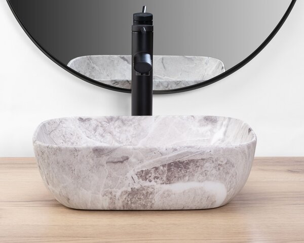 Lavoar pentru blat Rea Belinda mini stone matt