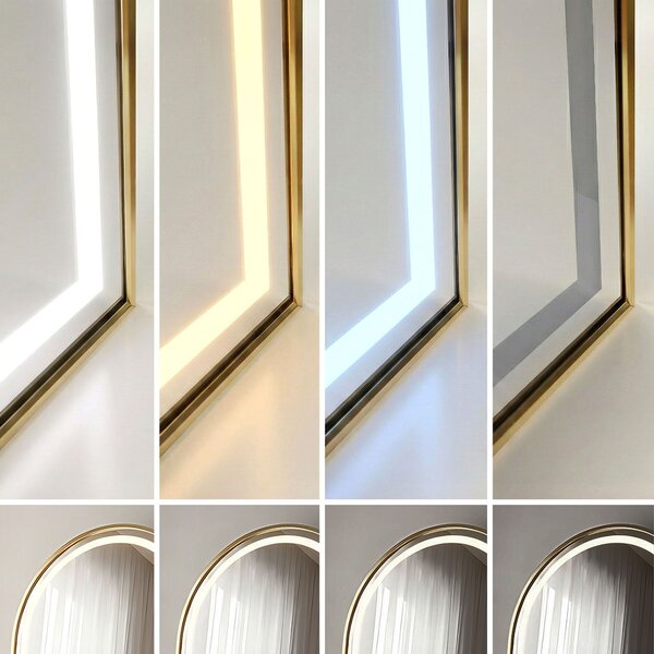 Oglindă LED Orbit 60x170cm Brush Gold