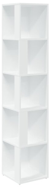Dulap de colț, alb, 33x33x164,5 cm, PAL