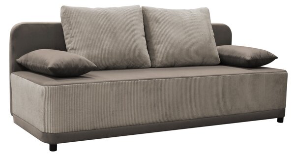 KONDELA Canapea extensibilă, gri-bej Taupe, SENTY
