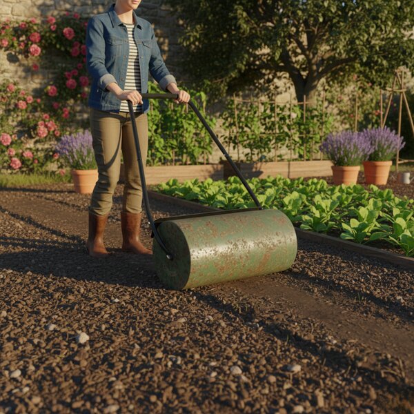 Cilindru pentru gazon FARMER, 57cm, verde Jurhan