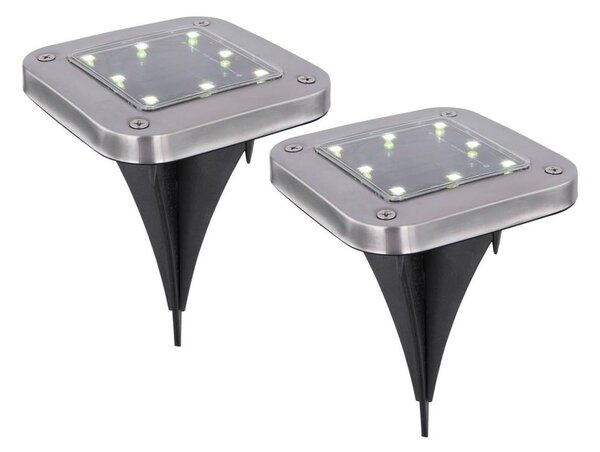 SET 2x corp de iluminat LED solar SOLAR LED/0,8W/1,2V IP44 Globo 33414Q-2