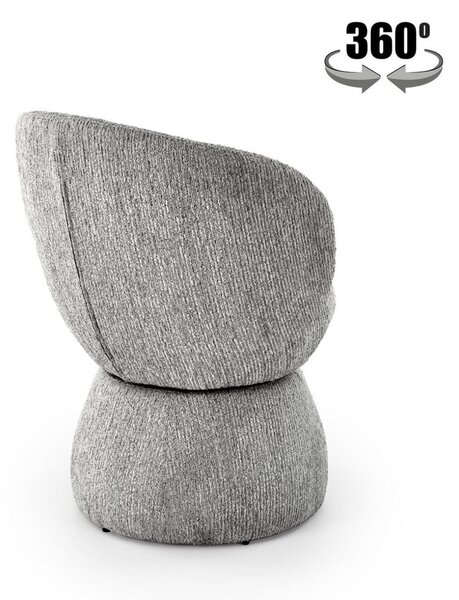 Scaun de dining pivotant K581 gri