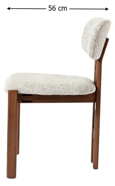 Scaun Living KJC6271 Lemn Bej