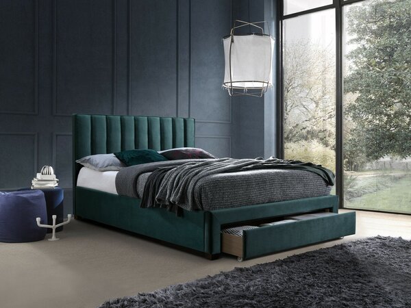 Pat Houston Fides, Verde închis, Tapiterie, 111x145x214cm, 64 kg, Lemn: Cauciuc