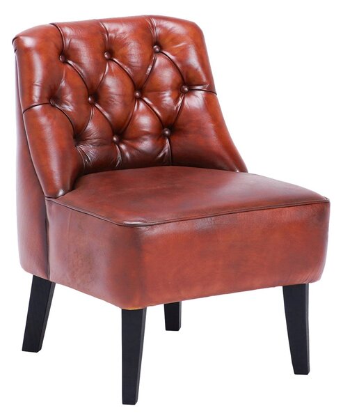 Scaun din piele Meridian DarkBrown