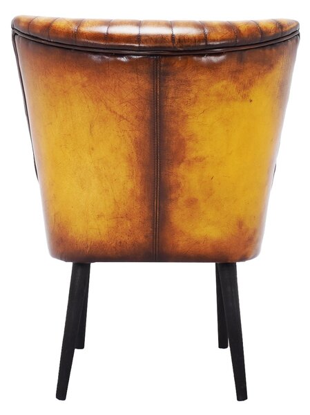 Scaun din piele Valson Legend Mustard