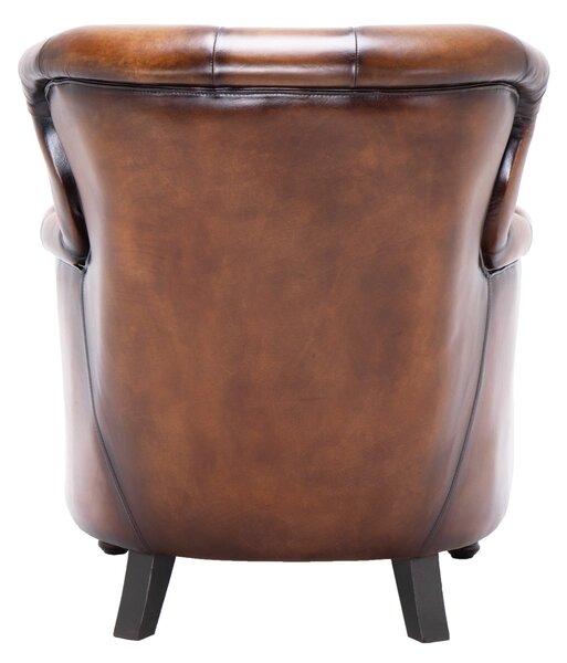 Fotoliu din piele Chesterfield Monark Light Vintage LightBrown