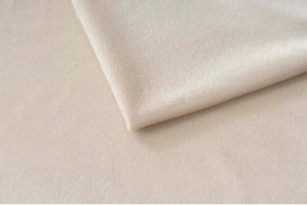 Pat LUXURY 160x200, stofa catifelata crem - Luna 21, cu somiera si spa