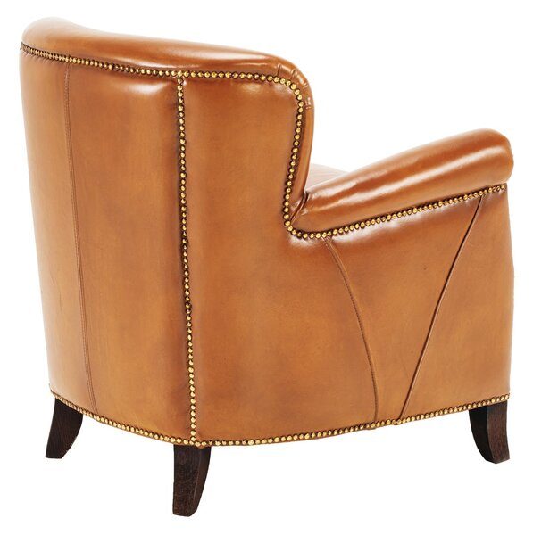 Fotoliu din piele Sinonym DarkBrown