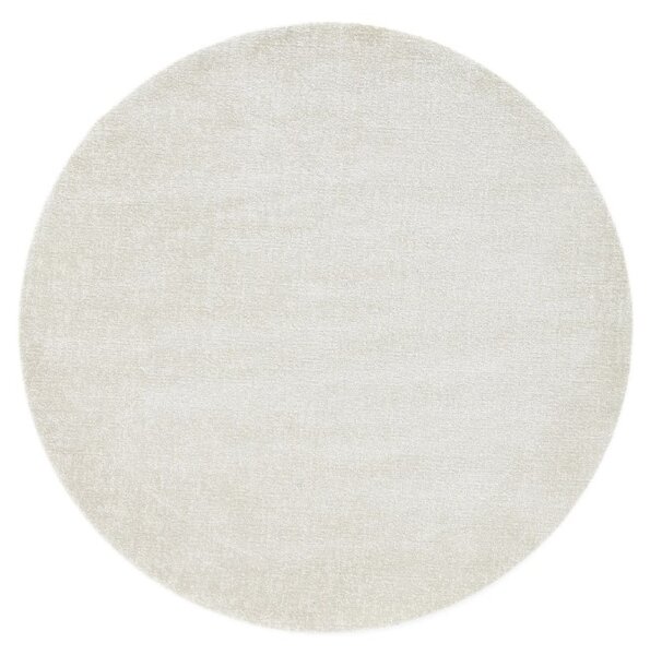 Covor Belgian Living Dormitor, Fargo Rotund 71501 56, Alb Dreptunghi, 120x120