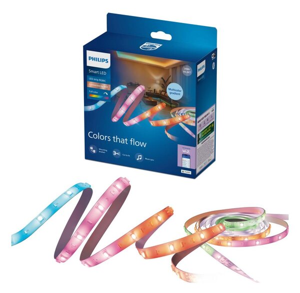Philips - Bandă LED RGBIC reglabilă SMART STRIP 20m LED/36W/230V 2700/6500K Wi-Fi