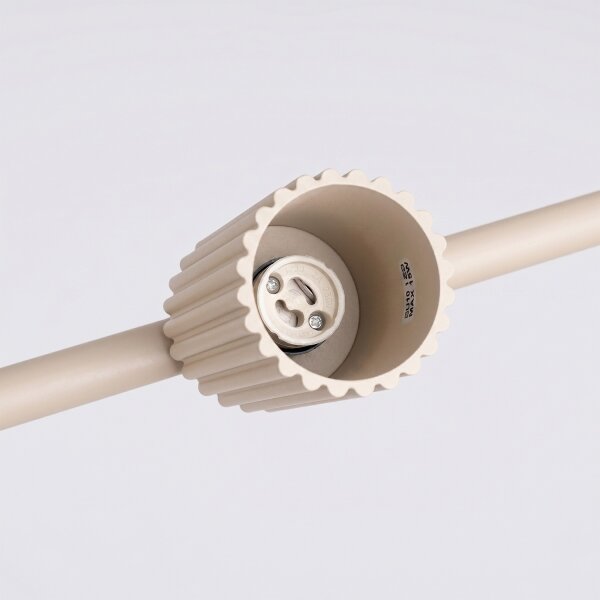 Sollux SL.2713 - Suspensie pe cablu KARBON 4xGU10/10W/230V crem