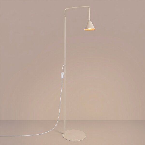 Sollux SL.2584 - Lampadar NOX 1xE14/10W/230V crem