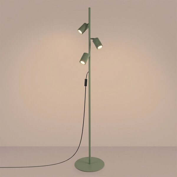 Sollux SL.2026 - Lampadar KARBON 3xGU10/10W/230V verde