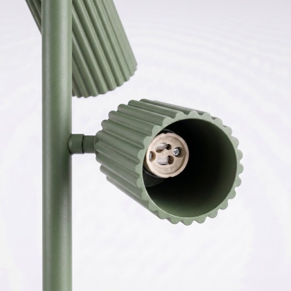 Sollux SL.2026 - Lampadar KARBON 3xGU10/10W/230V verde