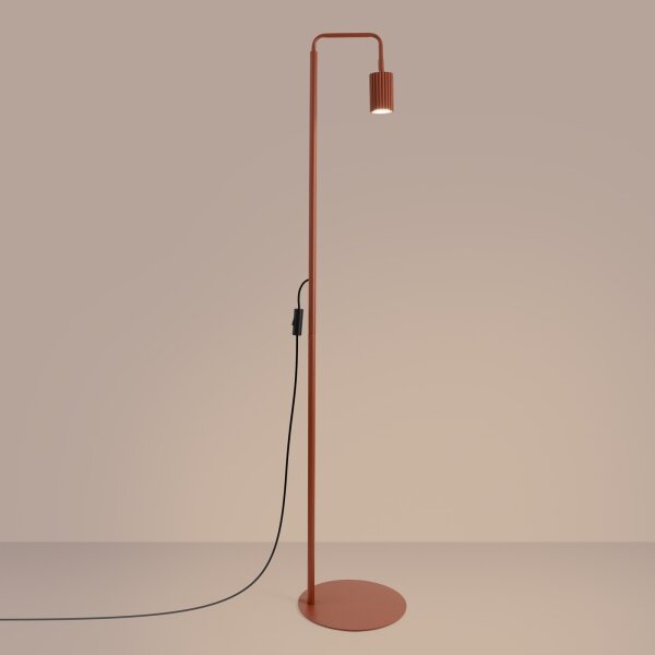 Sollux SL.2023 - Lampă de podea KARBON 1xGU10/10W/230V portocalie