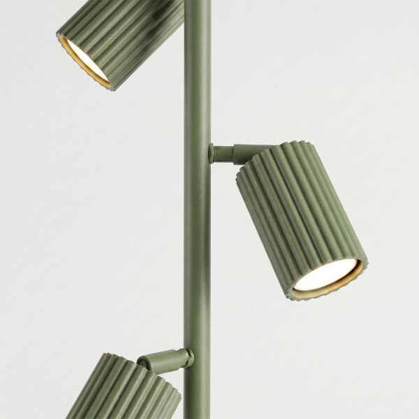 Sollux SL.2026 - Lampadar KARBON 3xGU10/10W/230V verde