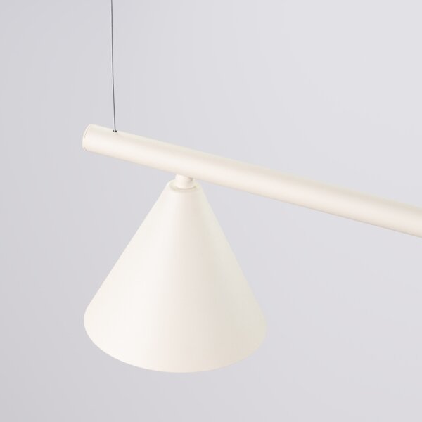 Sollux SL.2554 - Lustra pe cablu NOX 4xE14/10W/230V crem